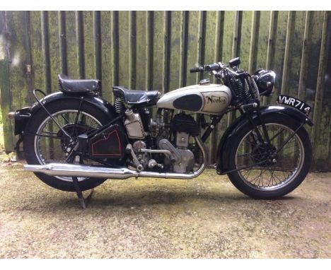 A 1936/43 Norton 16H (see letter from VMCC) Frame number 83945Engine number W62621Registration number VWR 714 (transferrable)