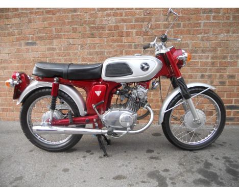 A 1970 HONDA SS 125 AEngine number 110 914Frame number 110 905Genuine UK Supplied bike from newDate of first registration in 