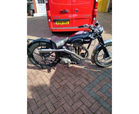 A 1940 Triumph Tiger 70 250 Excellent condition, completely rebuilt, just finished, 10 miles Newly built wheels, rims, stainl