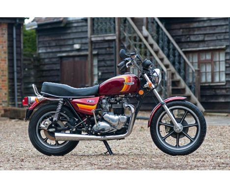 A 1982 Triumph TSXRegistration number EMN-75-R (Isle of Man)Frame number GEA33571Engine number GEA33571Totally restored to or