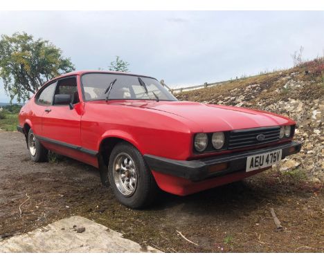 A 1979 Ford Capri 1.6 GL Registration number AEU 475VMOT expired in June 2009Red with a red interiorA two owner carJust over 