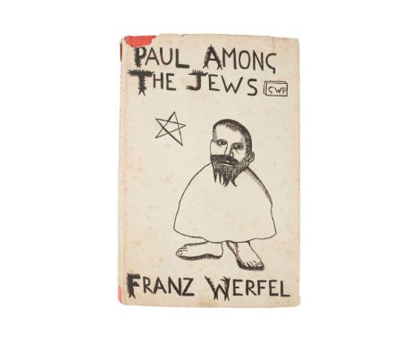 Lucian Freud OM CH (1922-2011) - dust jacket design Paul among the Jews by Franz Werfel, translated by Paul Levertoff. London