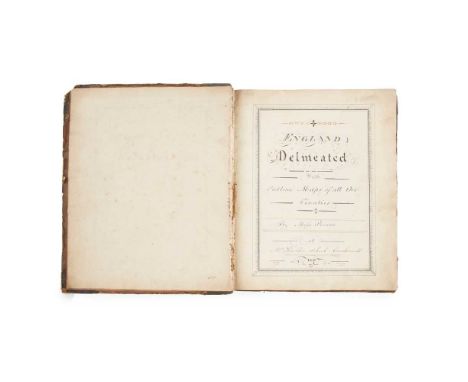 “Miss Pearce” Manuscript atlas – “England Delineated” “With outline maps of all the counties”, 1817. Compiled at Mrs Keeble’s