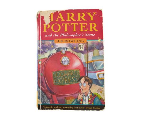 Rowling, J. K.  Harry Potter and the Philosopher's Stone London: Bloomsbury, 1997. First edition, first impression, paperback