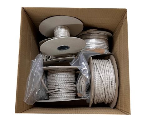 Large quantity of clock rope, seven different sizes 