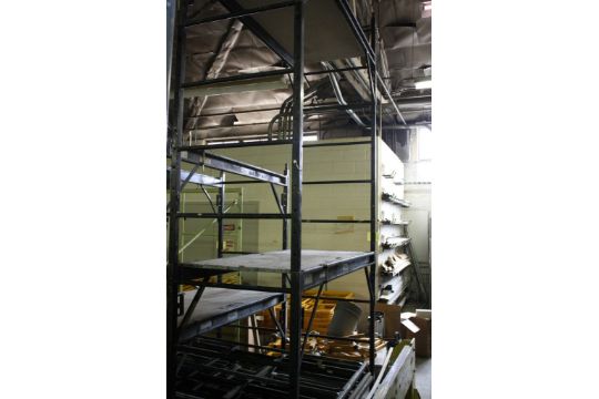 double section portable advantage utility scaffold 72 x 30''