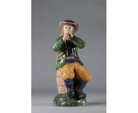 Porquier beau Quimper, great Breton musicianSizes: H=360mm L=140mmWeight (K): 1.670kgState: at first glance - good condition 