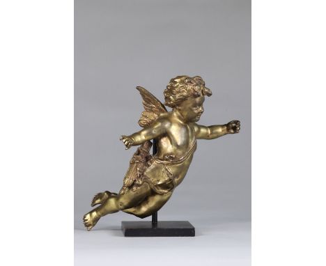 Wall lamp angel in bronze circa 1900Sizes: L=310mm l=220mmWeight (K): 2.470kgState: at first glance - good condition - no res