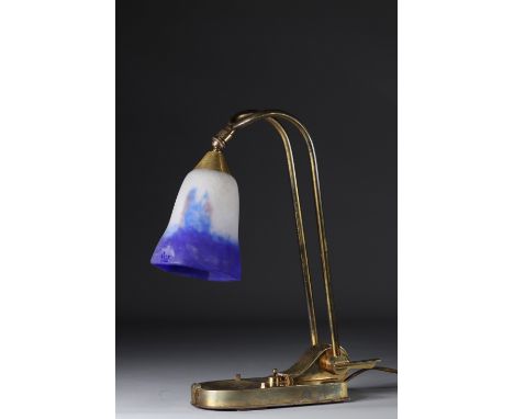 Ets Louis Fontaine Art Deco desk lampSizes: H=370mm L=220mmWeight (K): 2.140kgState: at first glance - good condition - no re