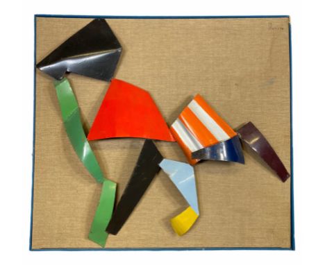 Rene Roche (1932-1992) sculpture on painted metal frame signed and dated 74Sizes: H=1000mm L=1120mmWeight (K): 5.8kgState: at