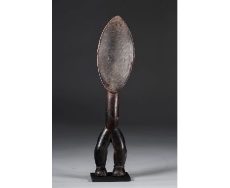 Ceremonial spoon Dan early 20th century beautiful patina - private collection BelgiumSizes: H=400mm L=80mmWeight (K): 0.715kg