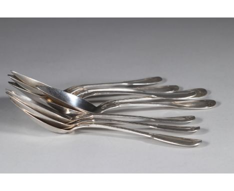 Lot of silver cutlery with Minerva hallmarksSizes: L=220mmWeight (K): 0.690kgState: at first glance - good condition - no res