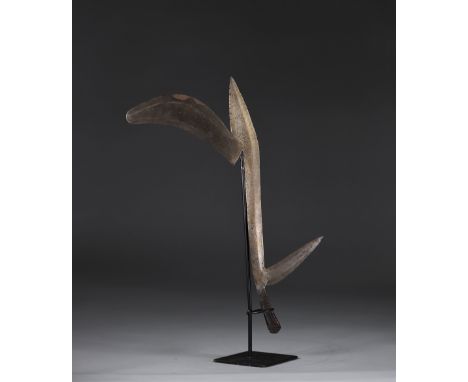 Badia throwing knife early 20th centurySizes: L=420mm l=300mmWeight (K): 0.260kgState: After checking - normal wear - no rest