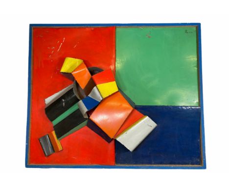 Rene Roche (1932-1992) very imposing sculpture on painted metal (iron) frameSizes: H=1310mm L=1580mmWeight (K): 30kgState: at
