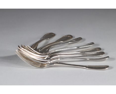 Lot of silver cutlery forks French hallmarks head of MinervaSizes: L=210mmWeight (K): 0.710kgState: at first glance - good co