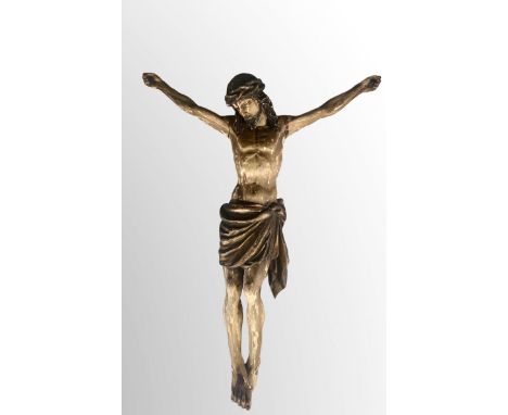Christ in polychrome wood circa 1800Sizes: H=710mm L=550mmWeight (K): 1.830kgState: After checking - normal wear - no restora