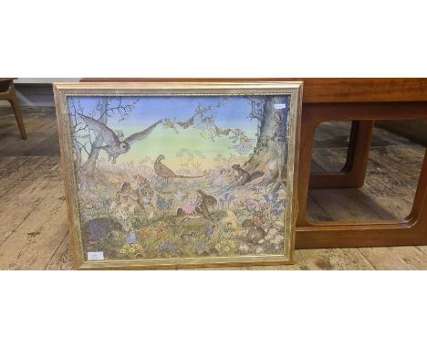 A Molly Brett framed Fairy Land print.