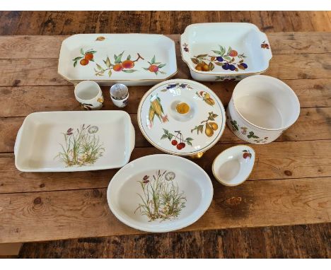 Royal Worcester Evesham and Pillivuyt vegetable dishes and cookwares.
