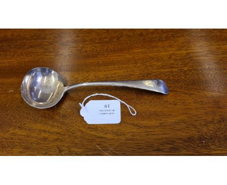 James Dixon &amp; Son silver ladle, Sheffield 1905, 82g.