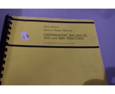 A collection of vintage agricultural machinery repair manuals and parts parts lists. Including McCormick, Grain Drills, Perki