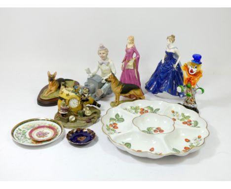 A Coalport bone china figurine 'Carolyn' Ltd edition 264/7500, together with a Royal Staffordshire figurine 'The Lady Of Shal