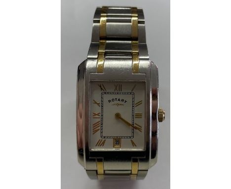 Rotary stainless steel water resistant wristwatch&nbsp;
