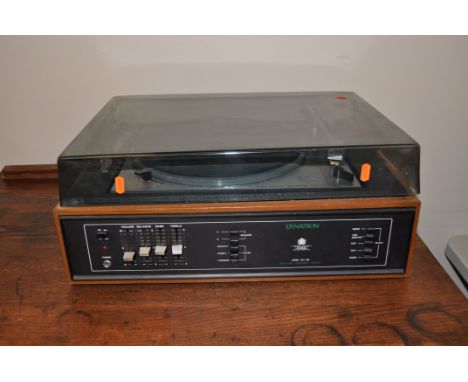 A DYNATRON HFC100 MUSIC CENTRE with a Goldring Lenco GL75 Transcription Turntable fitted with a ShureM55E cartridge ( PAT pas
