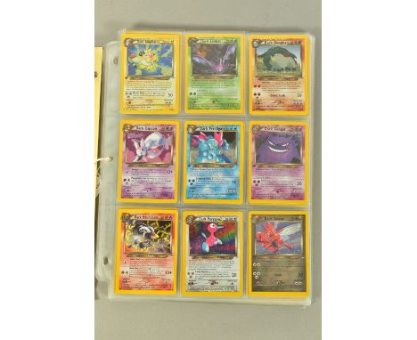 A COMPLETE POKEMON NEO DESTINY SET (not including the secret rare cards), containing many first edition cards. First edition 