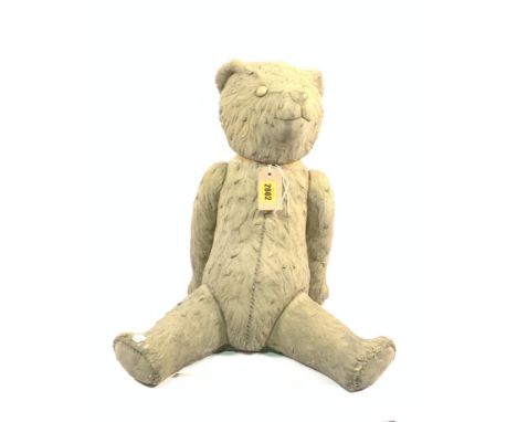 A COMPOSITE STONE MODEL OF A TEDDY BEARWith incised initials ‘H.G.C’ copyright, 41cm high