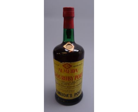 Almeida 1966 Ruby Port, bottled 1976, 262/3floz 20%-75cl, 1btl