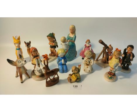 Hummel figures, west German goebel figure &amp; baby shampoo advertisement figure 