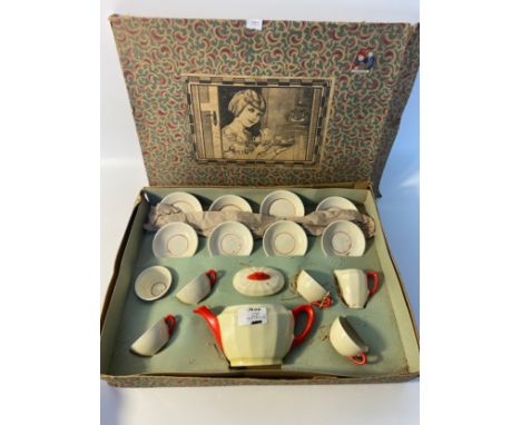 Vintage 1960s dolls tea service in original box 