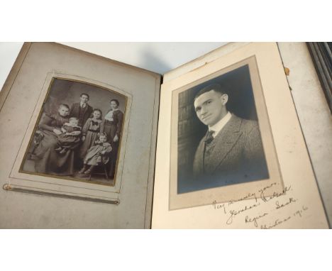 Victorian portrait family photo album 