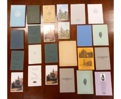 Collection of Books and Booklets on Abbeys and Castles of Fife, including first editions.For further  detailed information an