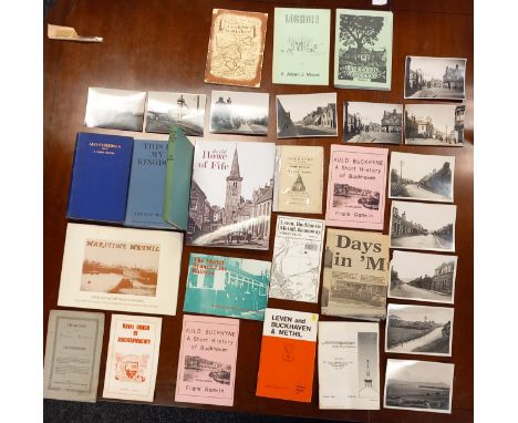 Collection Of Publications and original vintage post cards on Methil, Buckhaven, Auchtermuchty  Srathmiglo, Dunshalt and Bali