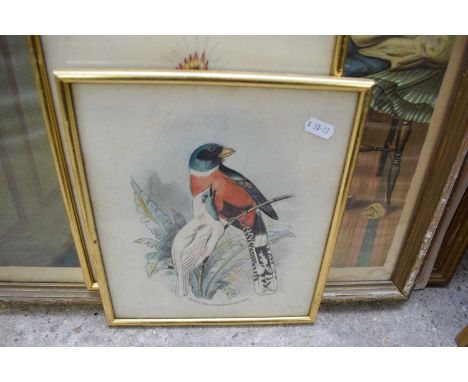 MIXED LOT VICTORIAN COLOURED PRINTS TO INCLUDE PEARS ADVERTISING PRINT AND OTHERS (5)