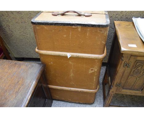 WOODEN BOUND TRUNK