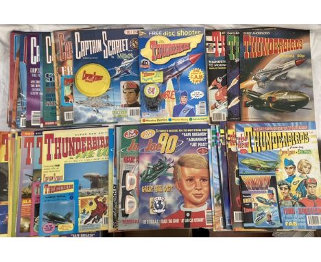 Comics: A collection of assorted Gerry Anderson TV comics to include: Captain Scarlet Issues 1 to 14 (minus 11) Free Gifts st