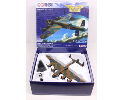 Corgi: A boxed Corgi: The Aviation Archive, Avro Lancaster B.III ED888/PM-M2, RAF No. 103 Squadron, Elsham Wolds, Lincolnshir