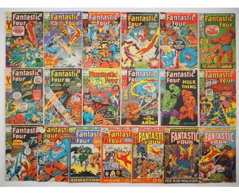 FANTASTIC FOUR #100, 103-117, 119, 120, 137 (19 in Lot) - (1970/1973 - MARVEL - US & UK Price Variant) - Includes the second 