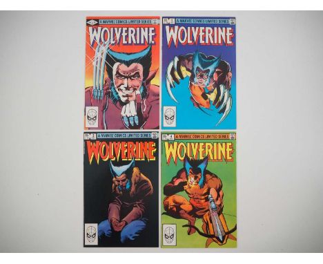 WOLVERINE #1, 2, 3, 4 - (4 in Lot) - (1982 - MARVEL) - Complete Four Issue Limited Series + Wolverine's first solo title - Fr