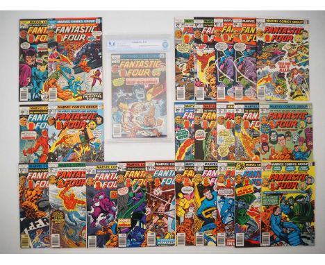 FANTASTIC FOUR #177 to 200 (25 in Lot - 2 copies of issue #182) - (1976/1978 - MARVEL) - High grade copies which include the 