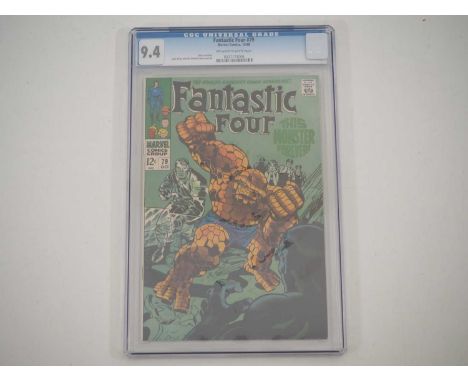 FANTASTIC FOUR #79 (1968 - MARVEL) - GRADED 9.4(NM) by CGC - "This Monster Forever!" - Cover and interior art by Jack Kirby &