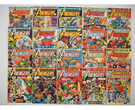 AVENGERS: BRONZE AGE LOT (20 in Lot) - Includes AVENGERS #98, 99, 105-108, 110-112, 115, 116, 118-120, 122-125, 129 + GIANT-S