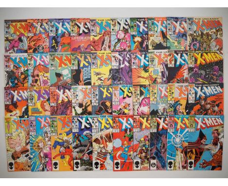UNCANNY X-MEN #183 to 222 (40 in Lot) - (1984/1987 - MARVEL) - Higher grade unbroken run which includes the first battle betw
