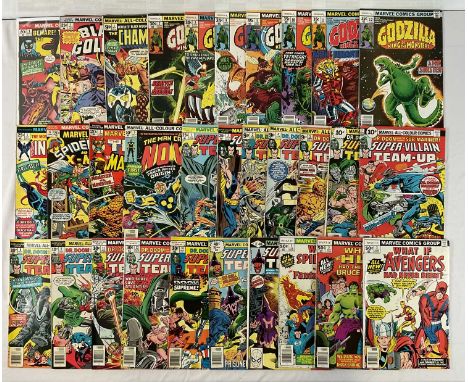MARVEL BRONZE AGE LOT (31 in Lot) - Includes BEWARE THE CLAWS OF THE CAT #1 + BLACK GOLIATH #1 + CHAMPIONS #1 + GODZILLA #2-5