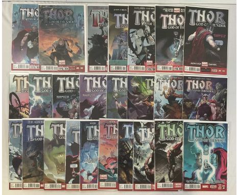 THOR: GOD OF THUNDER #1 to 25 (25 in Lot) - (2012/2014 - MARVEL) - Full complete run of the Jason Aaron series which includes