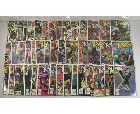UNCANNY X-MEN #223 to 265 (43 in Lot) - (1987/1990 - MARVEL) - Includes the first cover and second appearance of Mr. Sinister