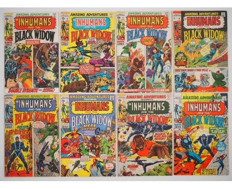 AMAZING ADVENTURES VOL.2 #1, 2, 3, 4, 5, 6, 7, 8 (8 in Lot) - (1970/1971 - MARVEL - US & UK Price Variant) - Includes the fir