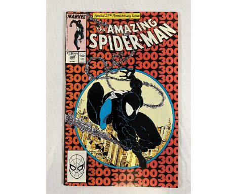 AMAZING SPIDER-MAN #300 - (1988 - MARVEL) - Origin and first full appearance of Venom + Spider-Man wears the black alien symb